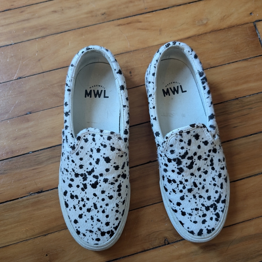 Madewell Calf Hair Slip-ons Women's Size 8